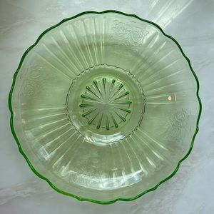 Green Uranium Console Bowl